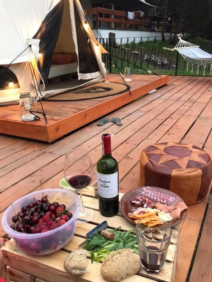Glampspace - Szlak Beskidzki Hotel Międzybrodzie Bialskie Eksteriør billede