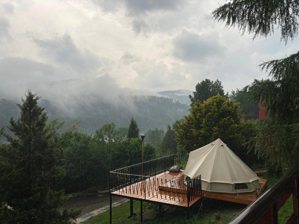 Glampspace - Szlak Beskidzki Hotel Międzybrodzie Bialskie Eksteriør billede