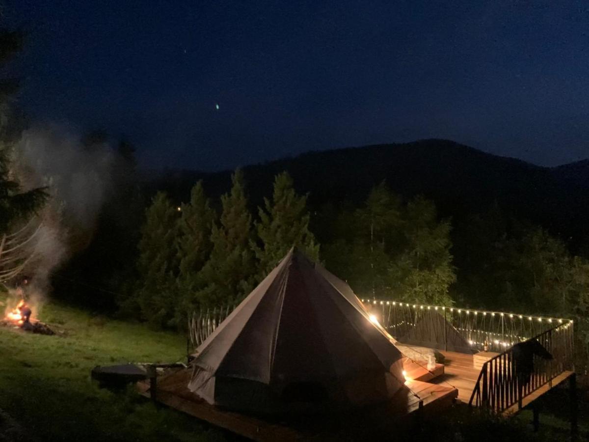 Glampspace - Szlak Beskidzki Hotel Międzybrodzie Bialskie Eksteriør billede