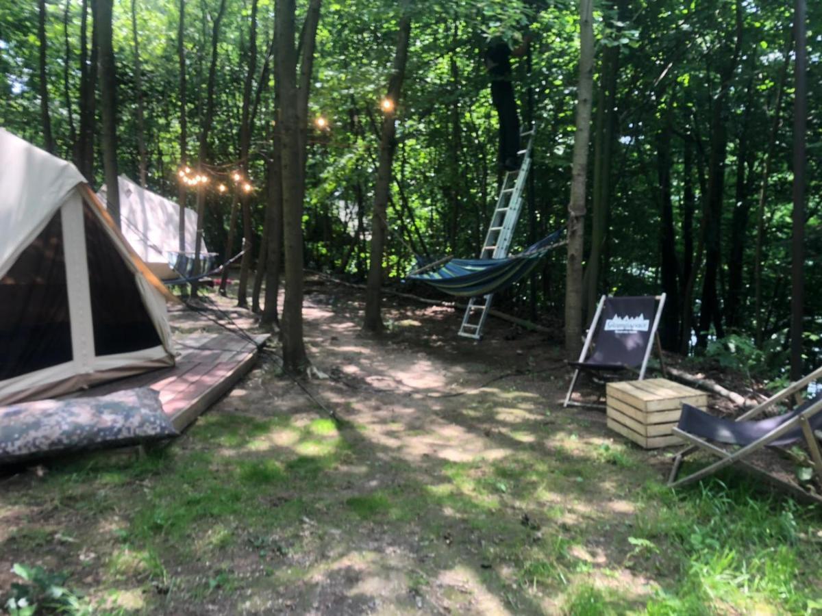 Glampspace - Szlak Beskidzki Hotel Międzybrodzie Bialskie Eksteriør billede
