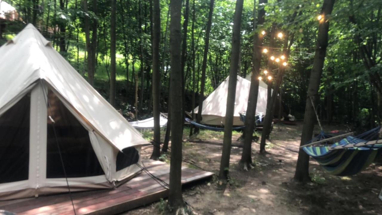 Glampspace - Szlak Beskidzki Hotel Międzybrodzie Bialskie Eksteriør billede