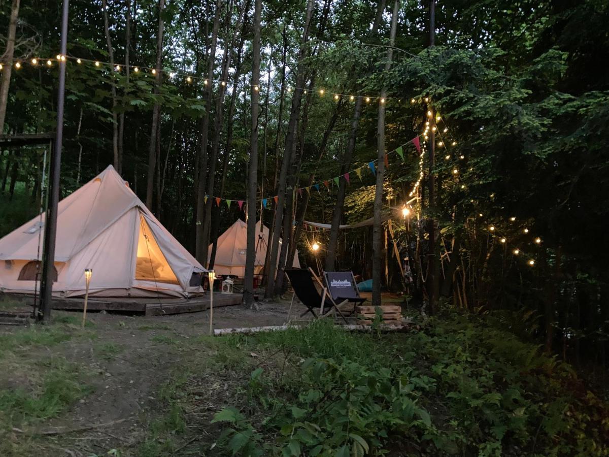 Glampspace - Szlak Beskidzki Hotel Międzybrodzie Bialskie Eksteriør billede