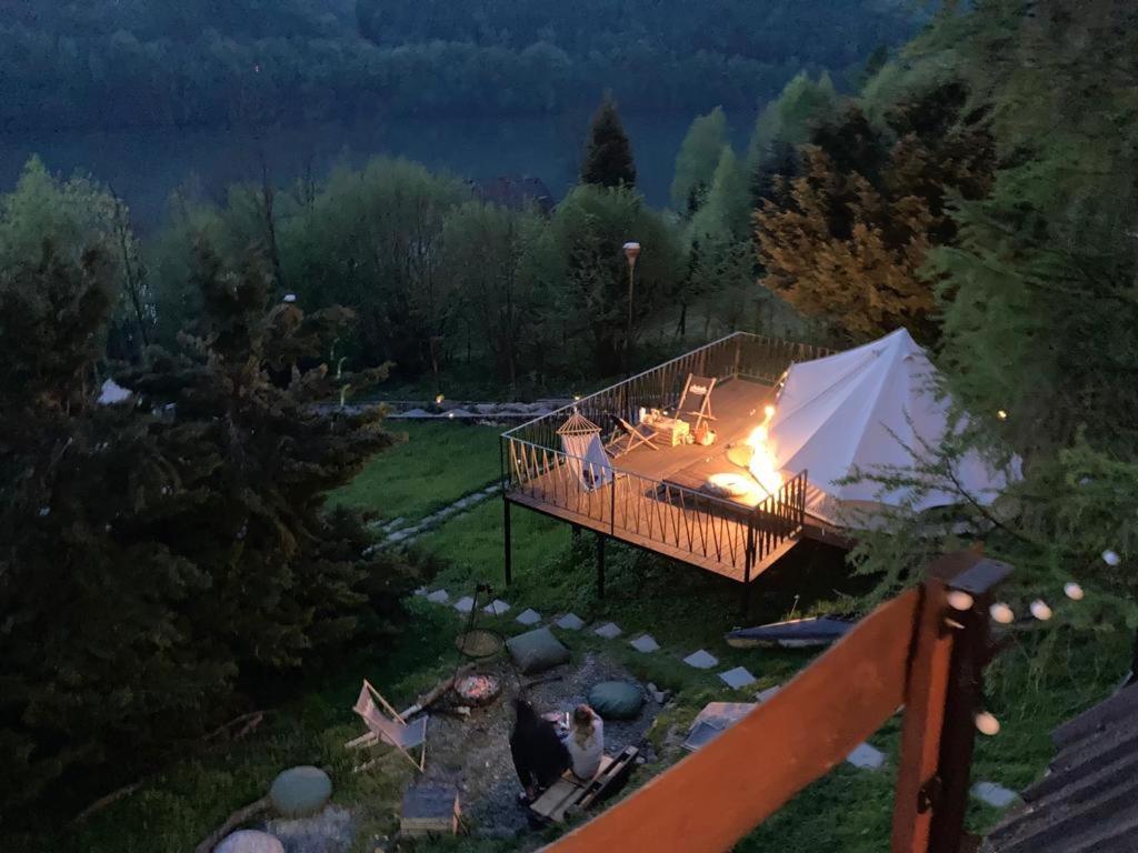 Glampspace - Szlak Beskidzki Hotel Międzybrodzie Bialskie Eksteriør billede
