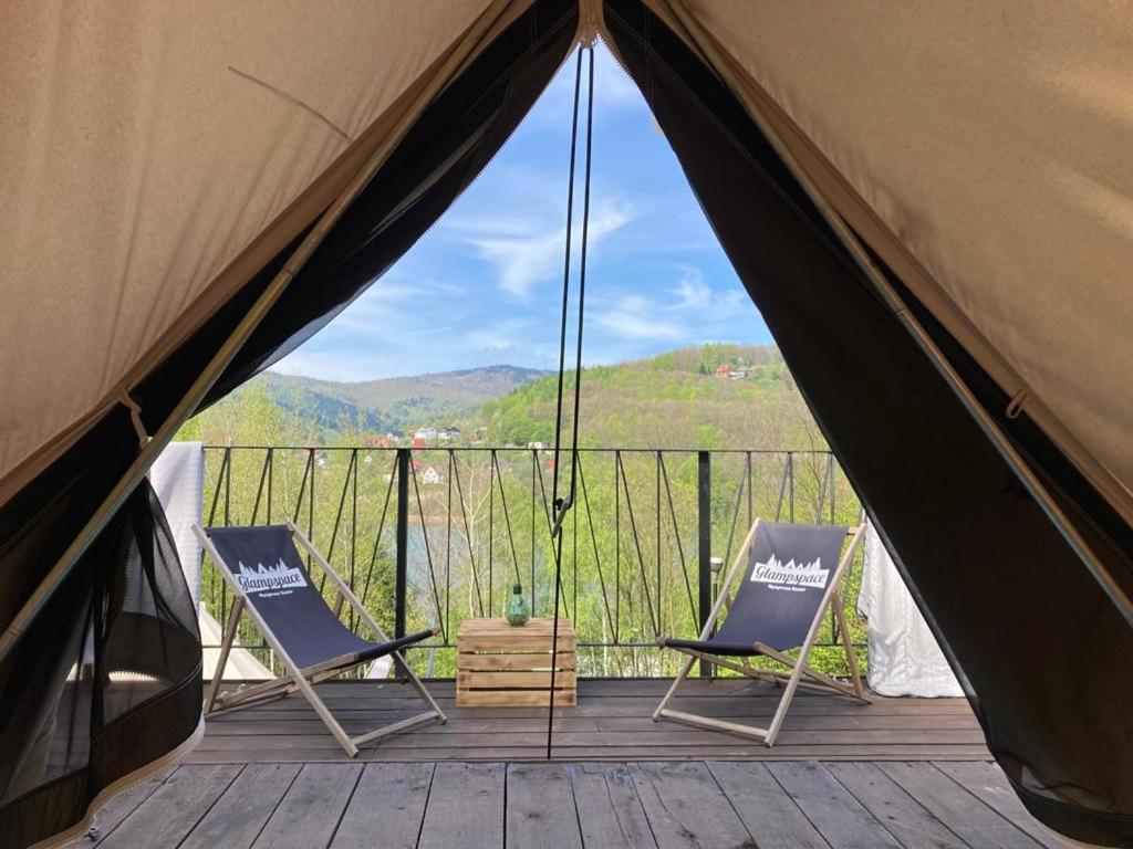 Glampspace - Szlak Beskidzki Hotel Międzybrodzie Bialskie Eksteriør billede
